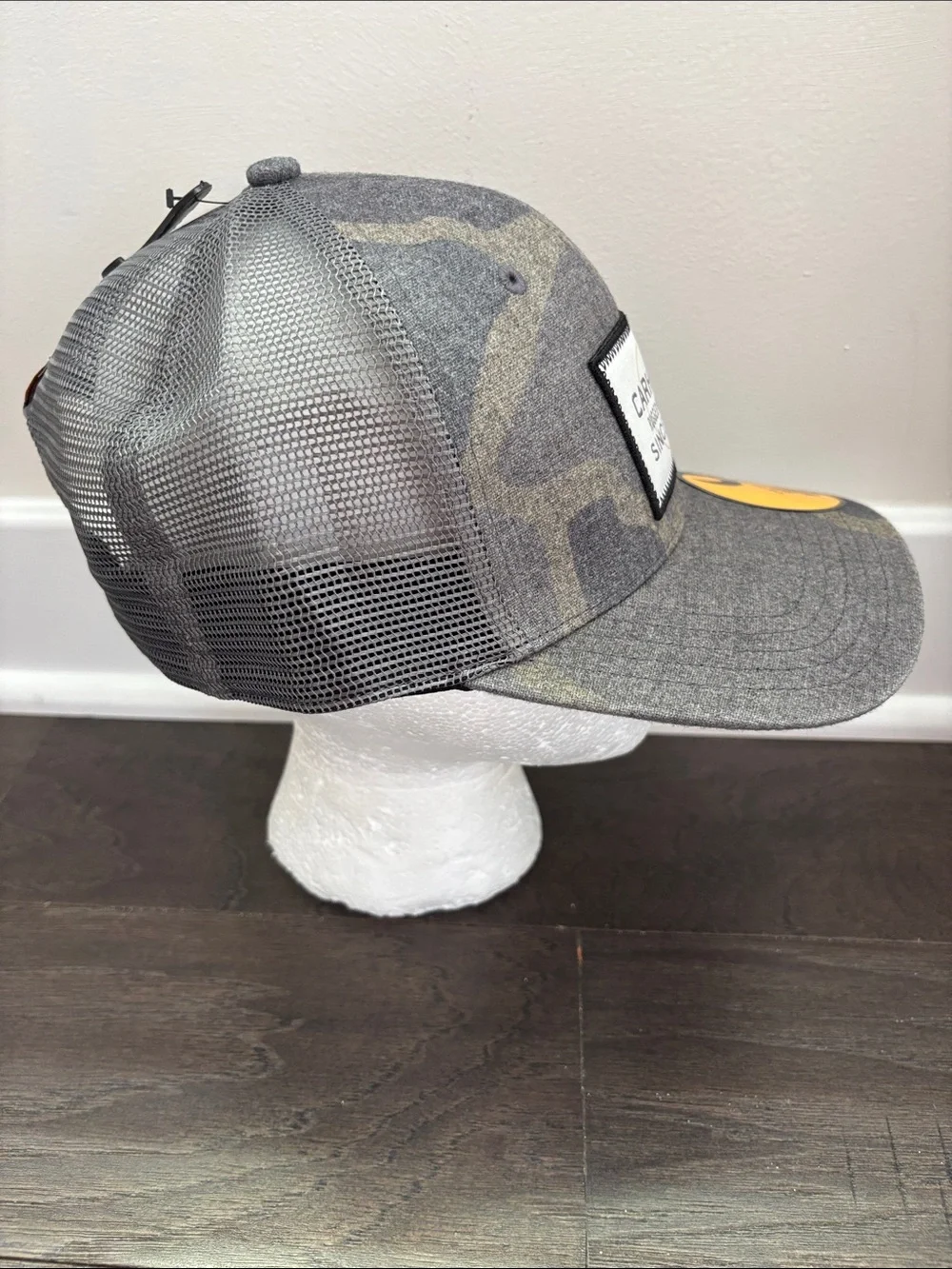 Carhartt Wool pre-curved mesh back,snap back,Force Sweatband,adjustable,Camo cap